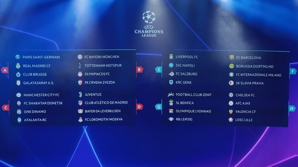 BREAKING UEFA Champions League Group Stage Draw Reporters At Large