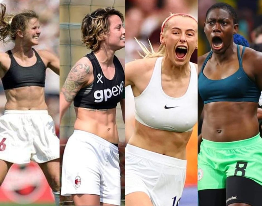 https://www.reportersatlarge.com/wp-content/uploads/2023/07/Five-Female-Footballers-Remove-Jersey.jpg